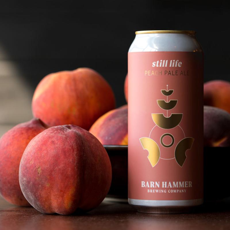 peach can with peaches
