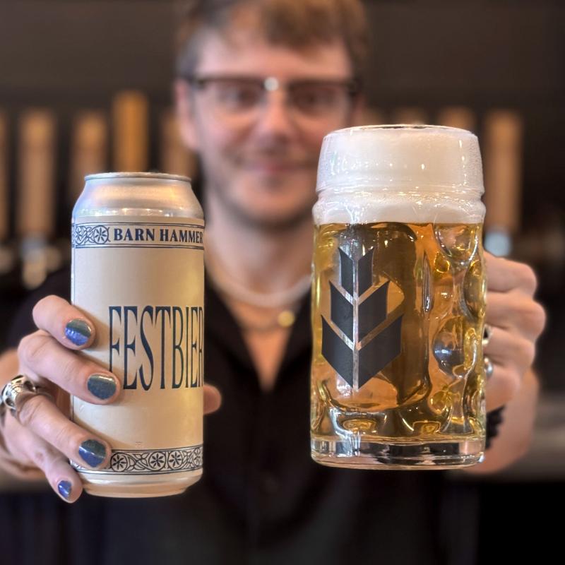 festbier can and stein